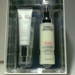 Mary Kay Clinical Solutions Retinol 0.5 1oz + Calm Restore Facial Milk 2.5oz Kit